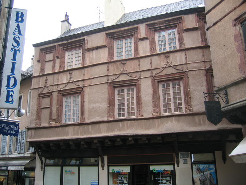 Rodez - goottilaishenkinen talo 1400-luvulta